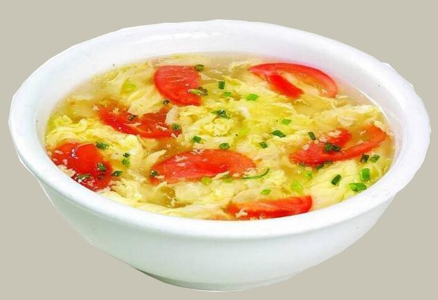 zupa pomidorowa z jajkiem po chińsku